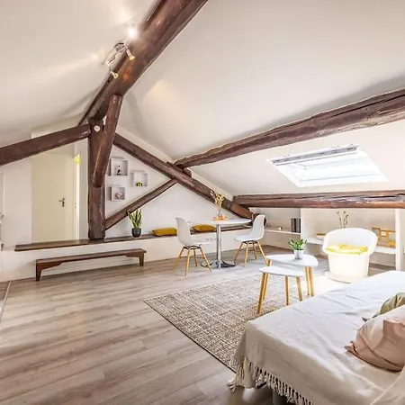 아파트 Le Cocoon, Beau T2 Sous Les Toits, Centre 몽펠리에